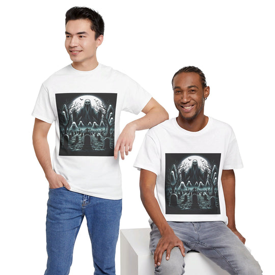 Haunted Graveyard Halloween T-Shirt