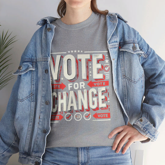 Eco-Friendly Voter T-Shirt - Green Vote - Creative Canvas Corner