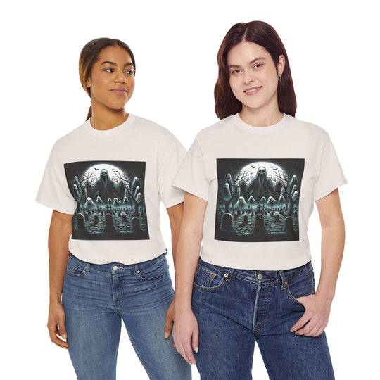 Haunted Graveyard Halloween T-Shirt