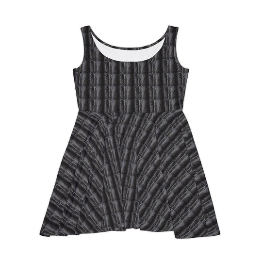 Sequin Bodice Skater Dress - Glamorous Party Wear