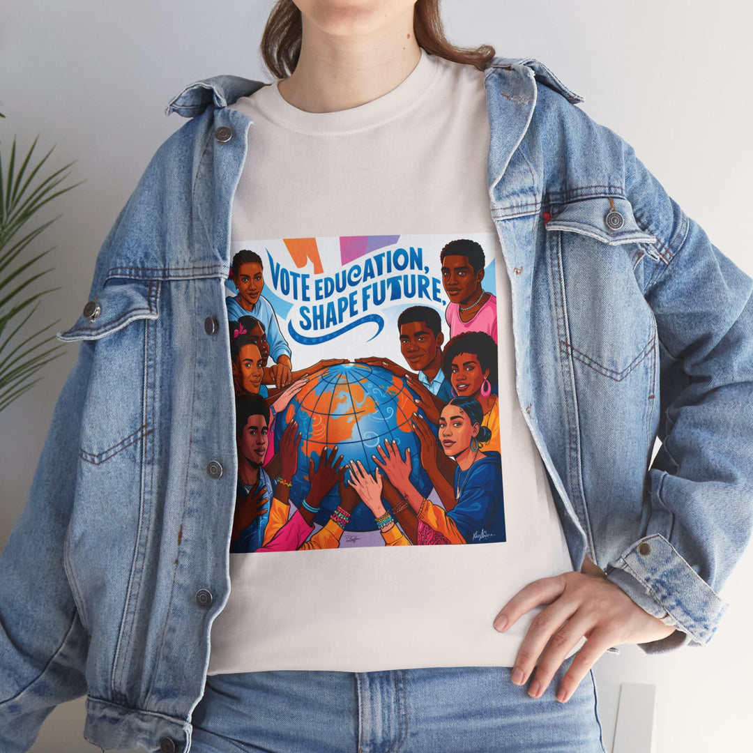 🗳️ Vote for Our Future: Education Matters T-Shirt 📚 - Creative Canvas Corner