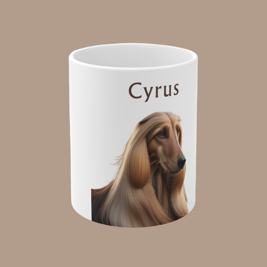 Afghan Hound Mug 11oz - Creative Canvas Corner