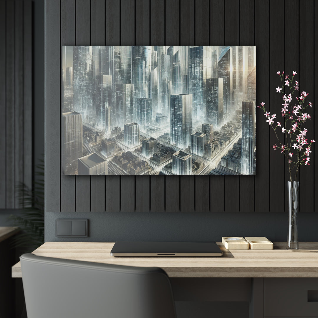 Crystal City of the Future Acrylic Print