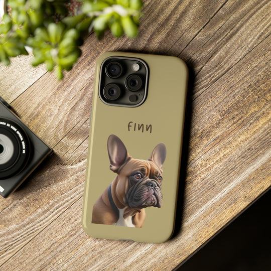 French Bulldog Custom Pet Phone Case with Photo and Name - Dog Lover's Gift - Creative Canvas Corner