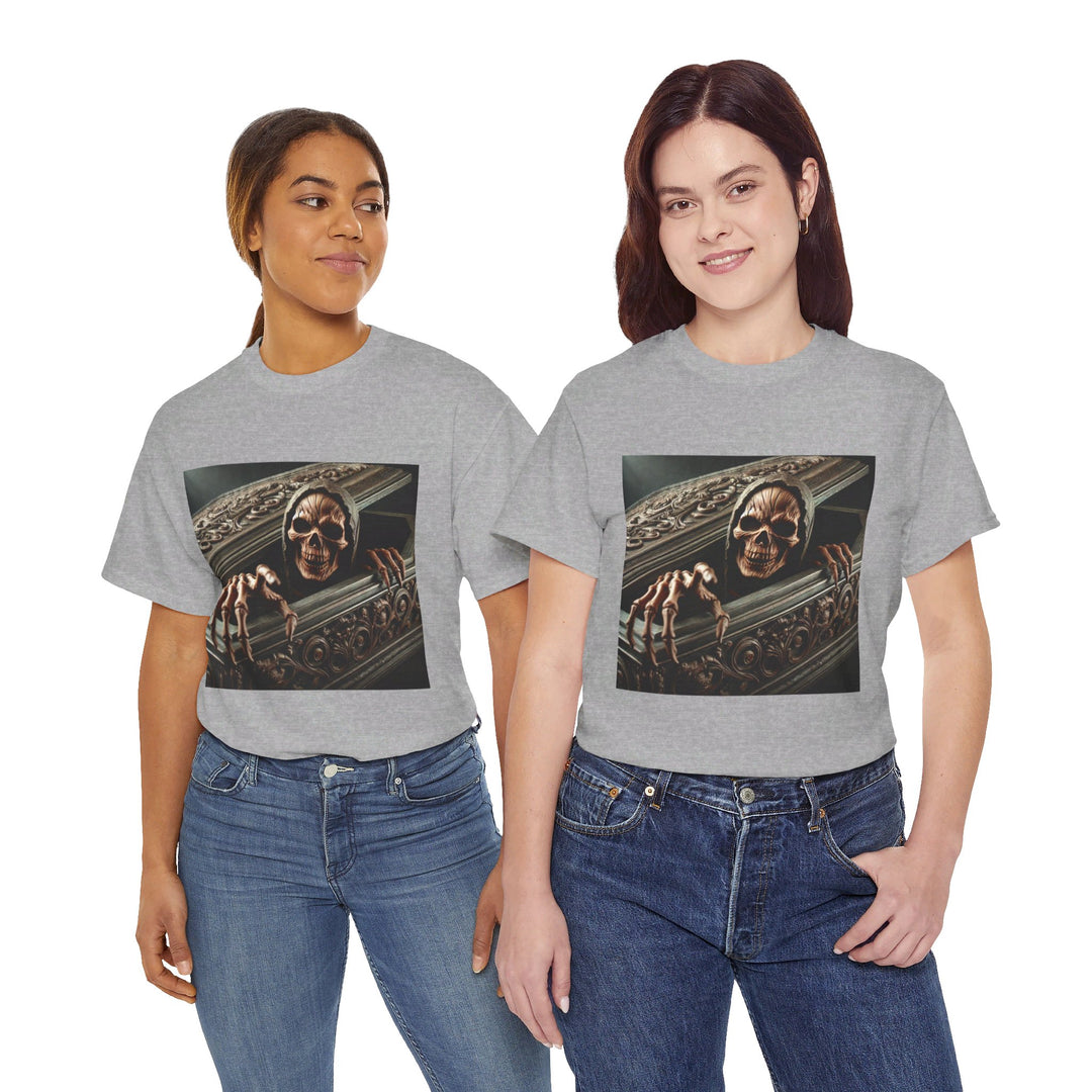 Creepy Coffin Halloween T-Shirt