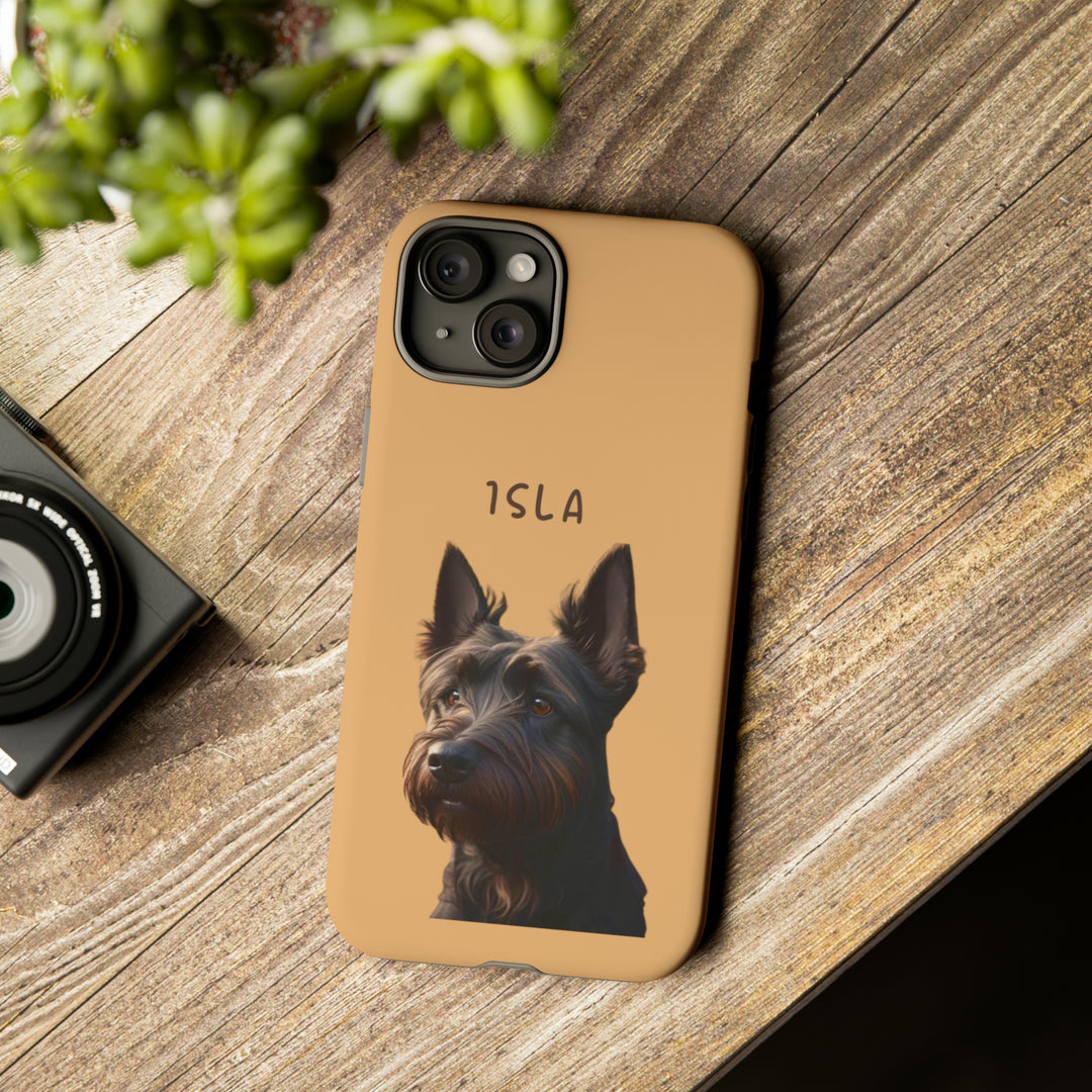 Custom Scottish Terrier Pet Phone Case with Photo and Name - Dog Lover's Gift - Creative Canvas Corner