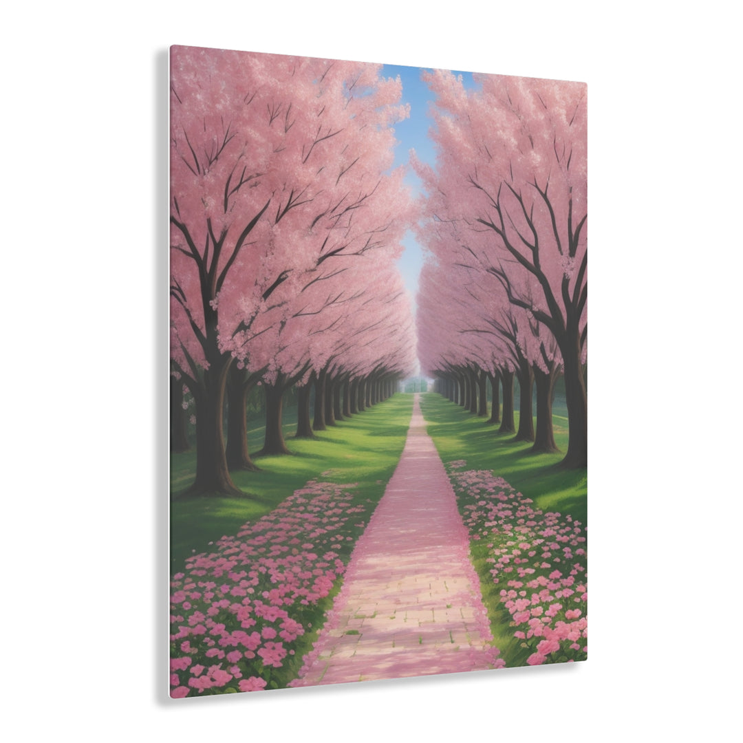 🌲 Enchanting Pink Canopy: Forest Delights 🌸 - Creative Canvas Corner