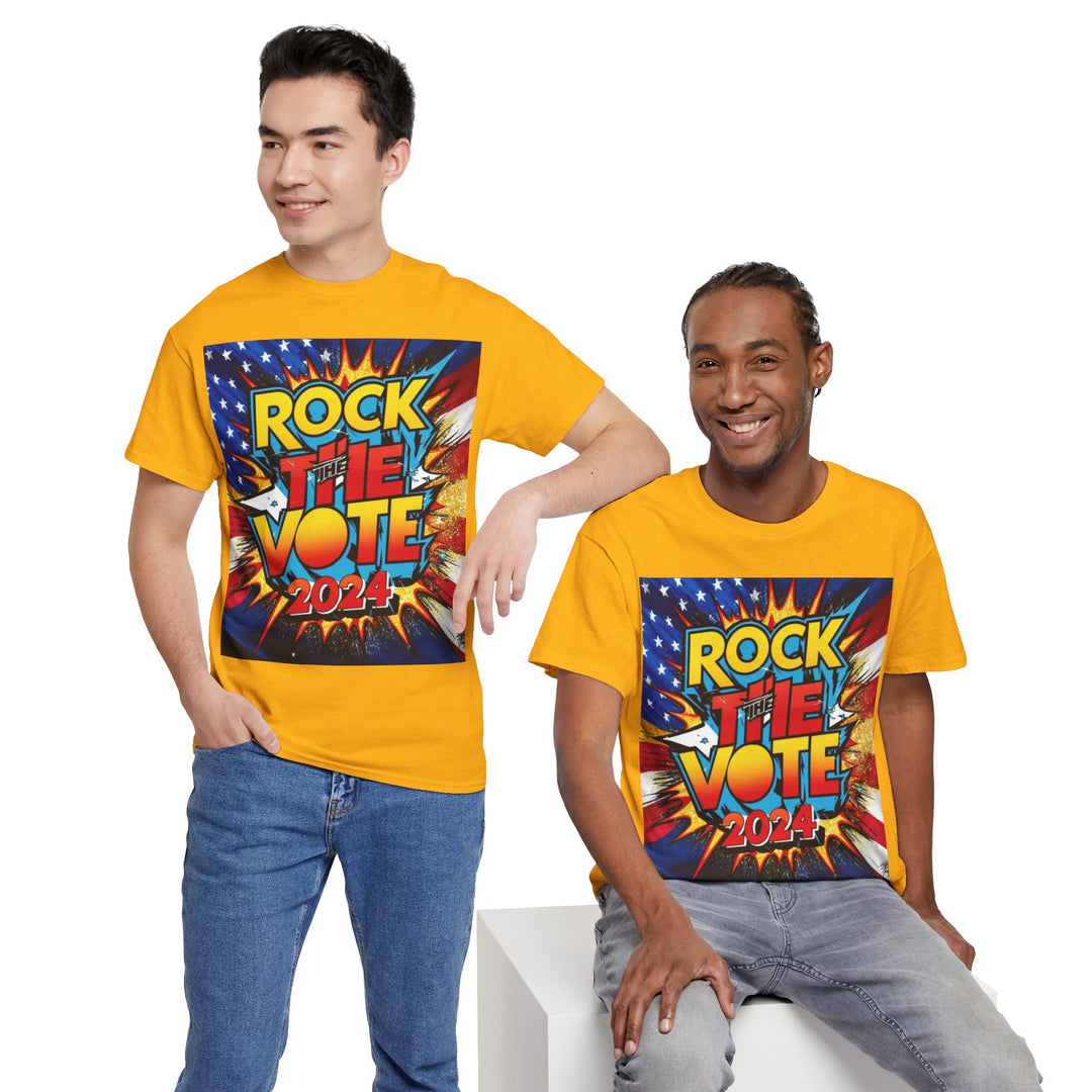 🌌 Starry Night Rock the Vote 2024 T-Shirt - Creative Canvas Corner