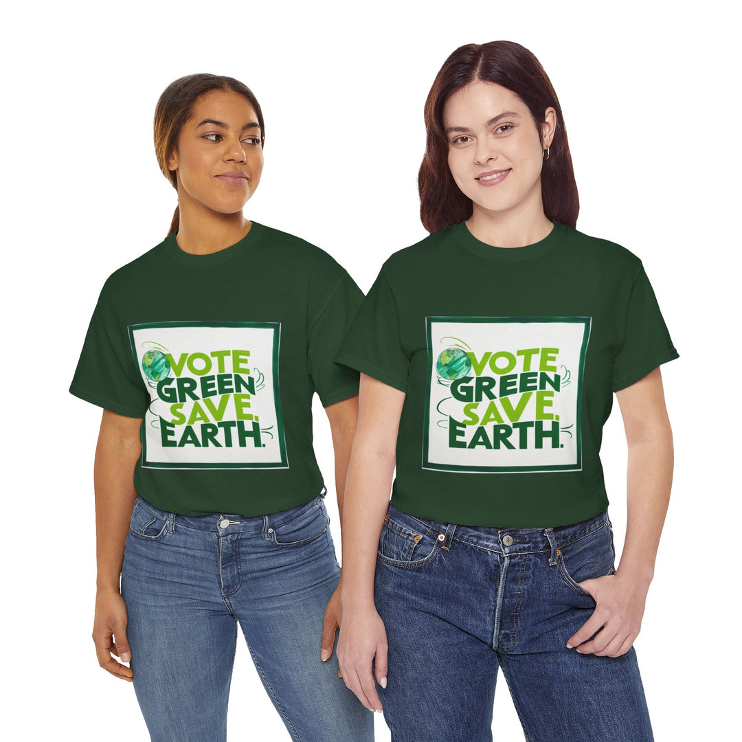 🗳️ Vote for the Planet: Eco-Friendly Election T-Shirt 🌍 - Creative Canvas Corner