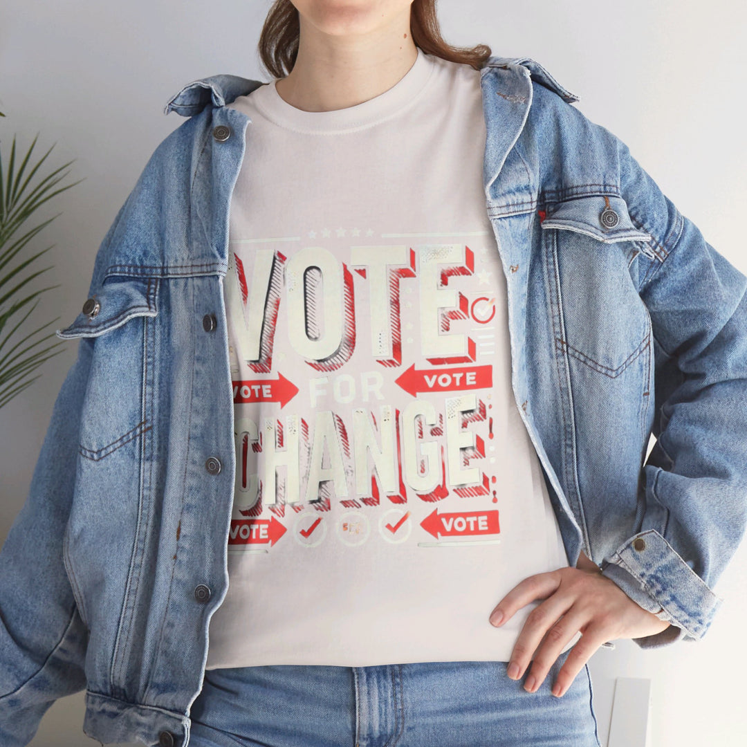 Eco-Friendly Voter T-Shirt - Green Vote - Creative Canvas Corner