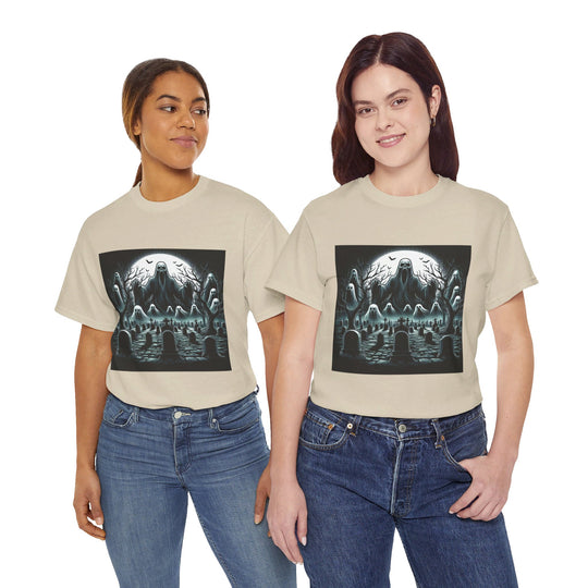 Haunted Graveyard Halloween T-Shirt