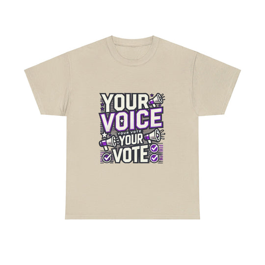 Rock the Vote T-Shirt - Make Your Voice Heard! - Creative Canvas Corner