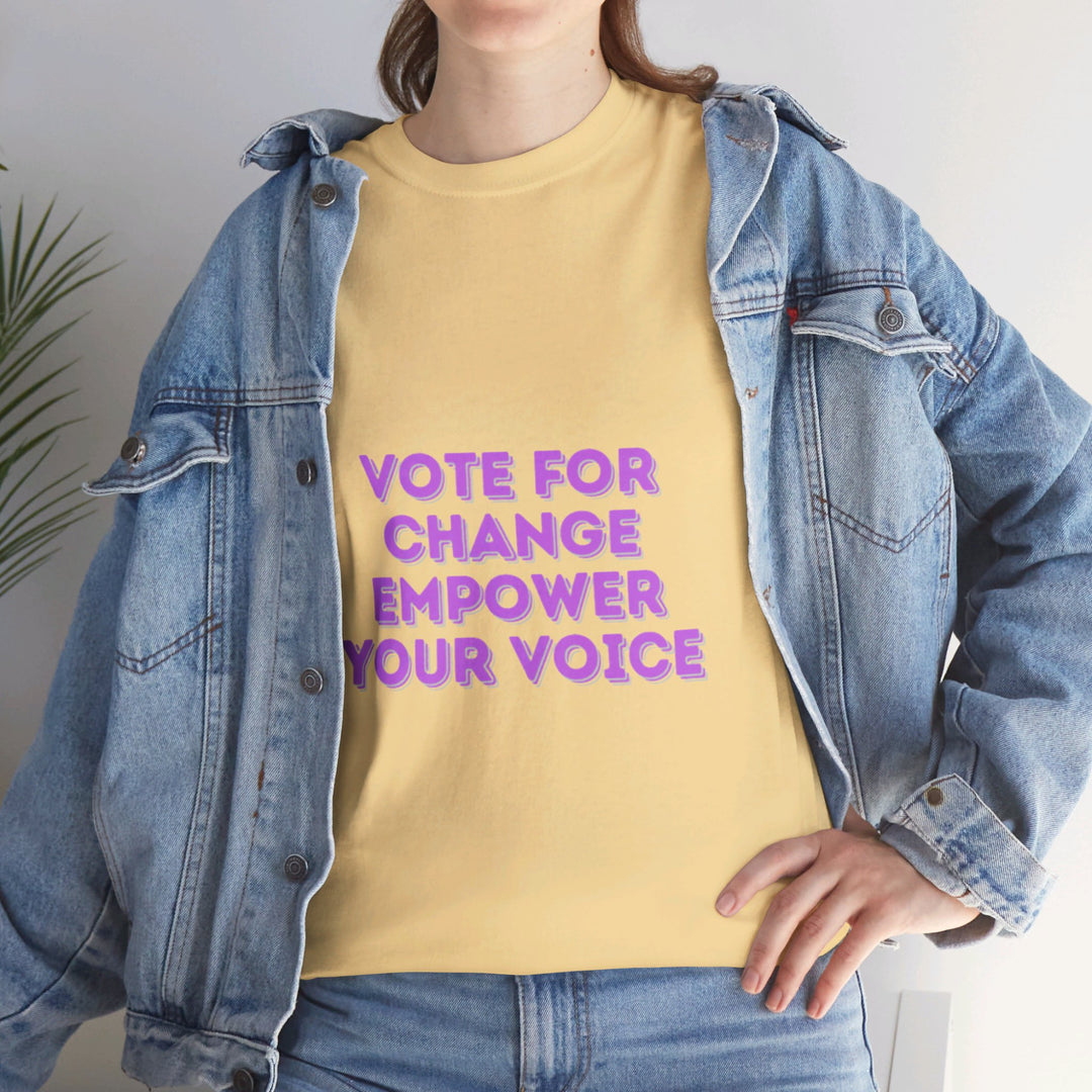 Vote for Change T-Shirt - Empower Your Voice