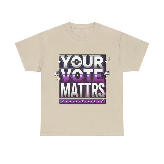 Women's Voter Tee - Your Voice Matters - Creative Canvas Corner