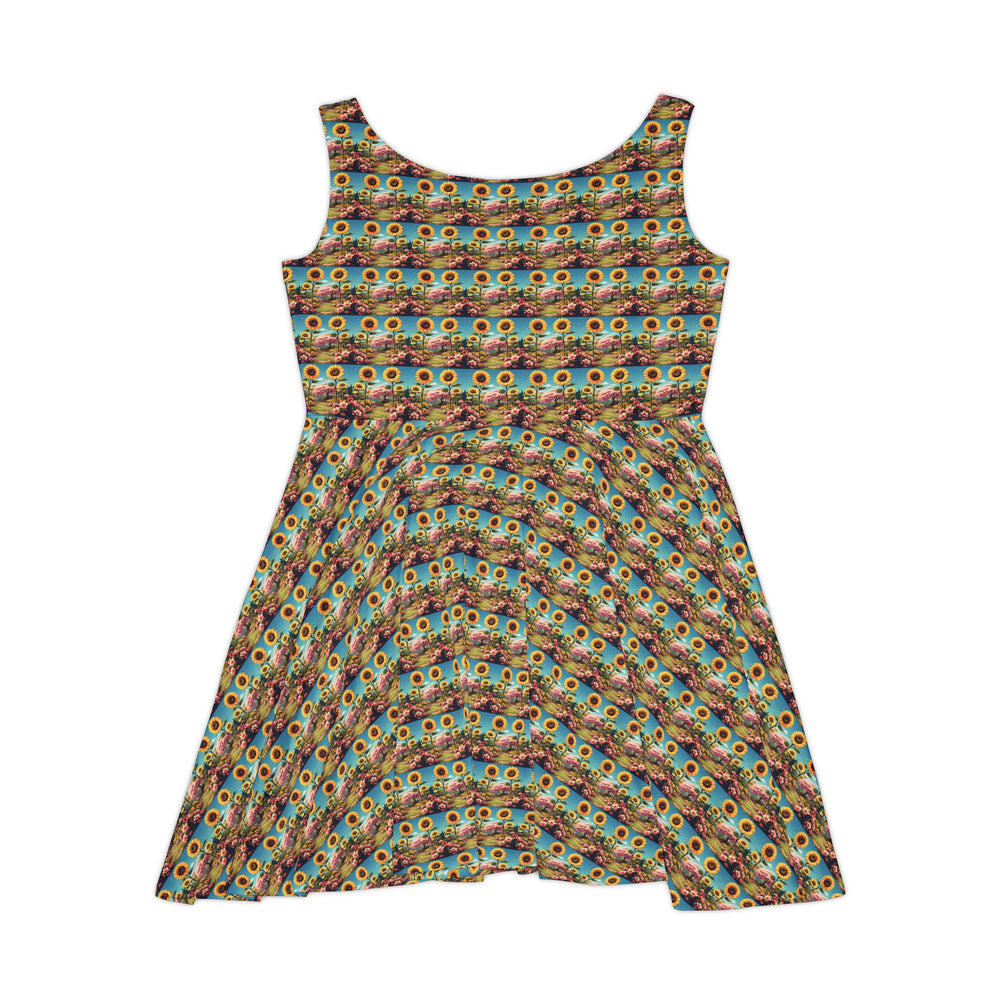 Garden of Courage Women Skater Dress