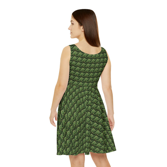 Vines of Vitality Women Skater Dress