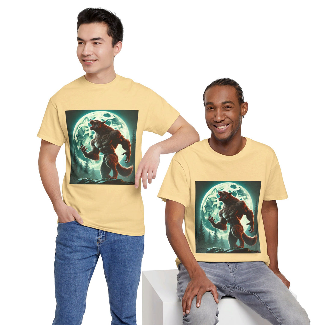 Full Moon Werewolf Halloween T-Shirt