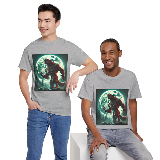 Full Moon Werewolf Halloween T-Shirt