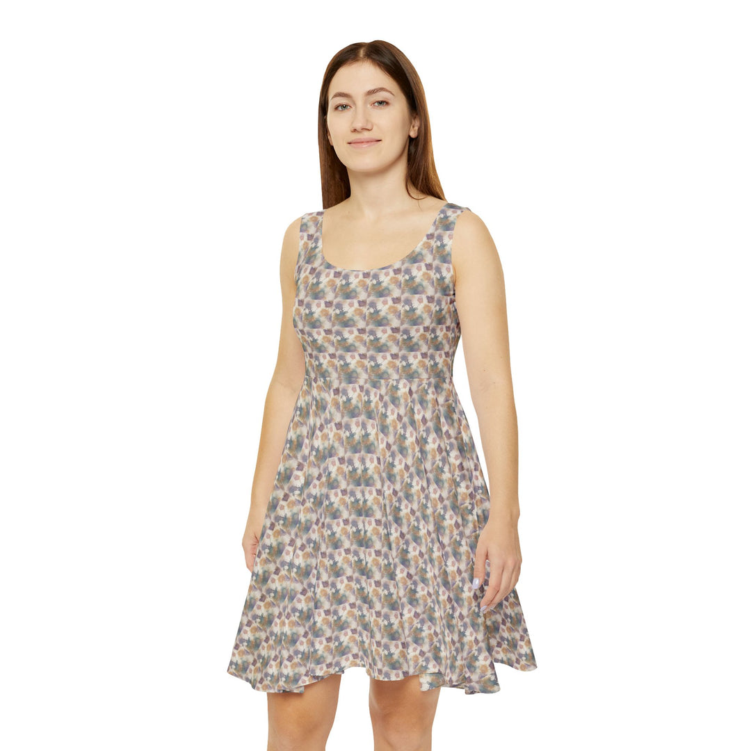 Ink Mirage Vibe Women Skater Dress