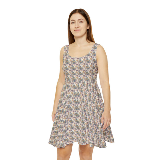 Ink Mirage Vibe Women Skater Dress