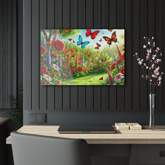 Garden of Butterflies - Daylight Acrylic Artwork