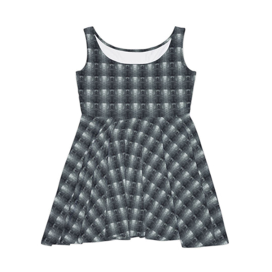 Urban Mesh Vibe Women Skater Dress