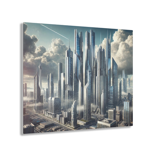 Skyward City of Tomorrow Acrylic Print