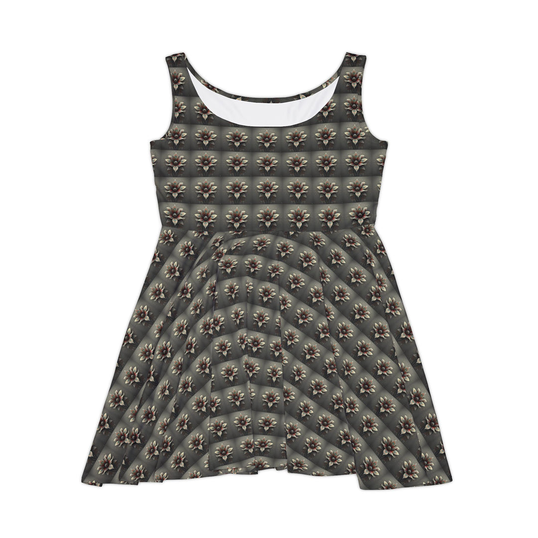 Bloom Cipher Women Skater Dress - Creative Canvas Corner