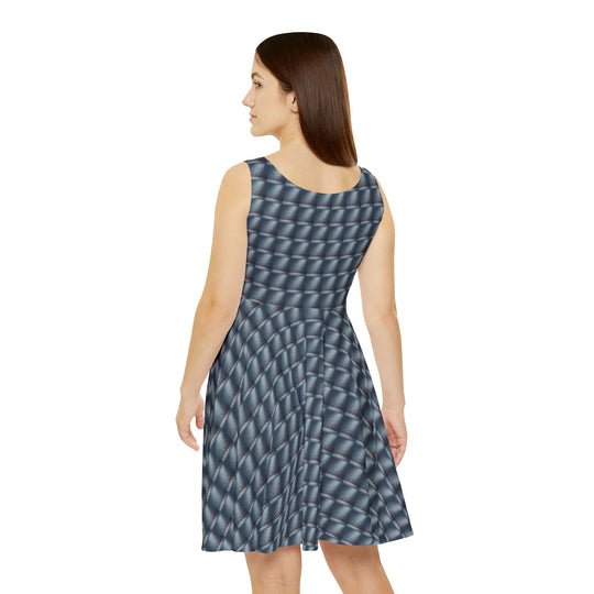 Petal Drizzle Women Skater Dress