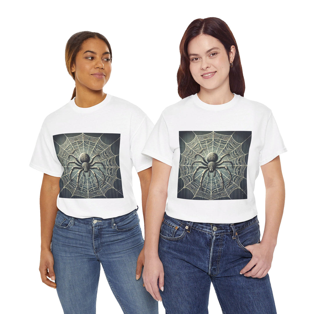 Spooky Spider Web Halloween T-Shirt