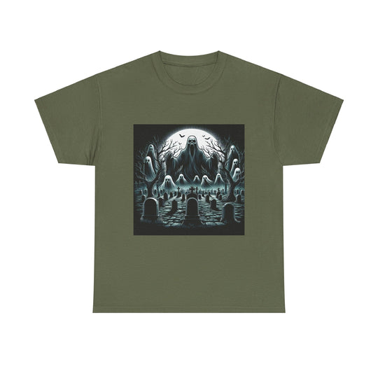 Haunted Graveyard Halloween T-Shirt