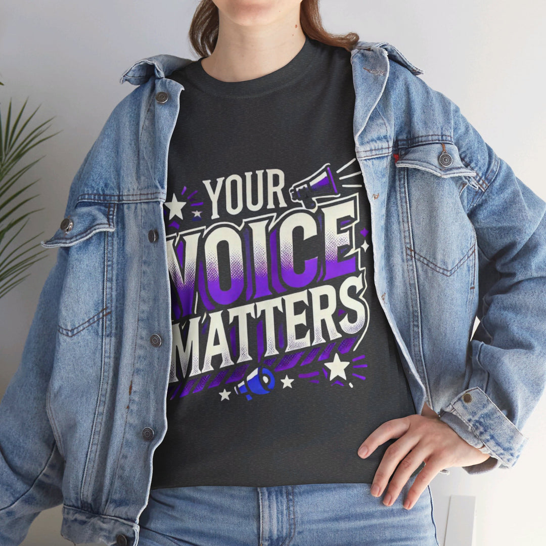 Bold Voter Tee - Stand Out and Vote - Creative Canvas Corner