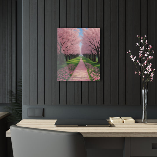 🌲 Enchanting Pink Canopy: Forest Delights 🌸 - Creative Canvas Corner