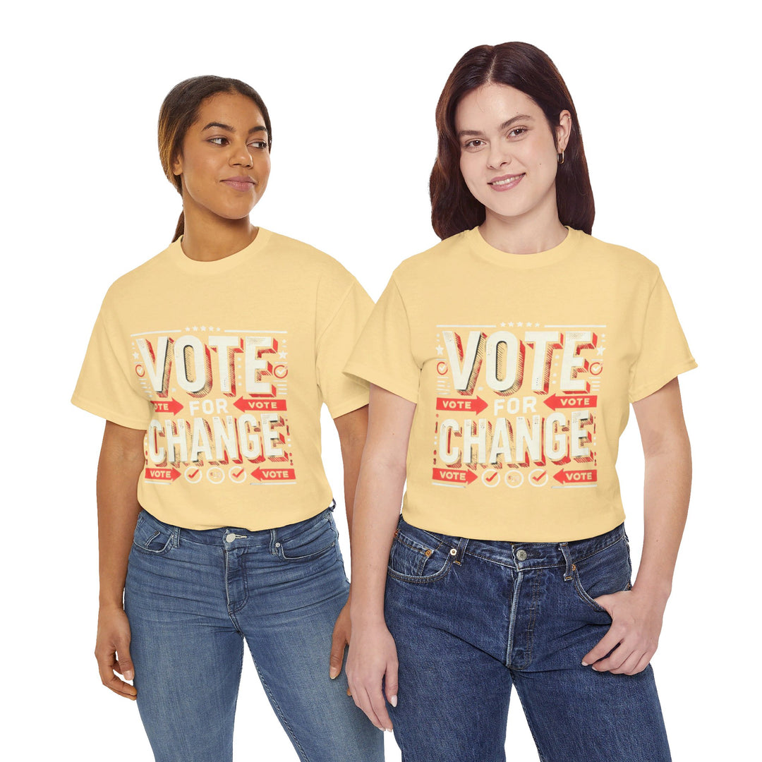 Eco-Friendly Voter T-Shirt - Green Vote - Creative Canvas Corner