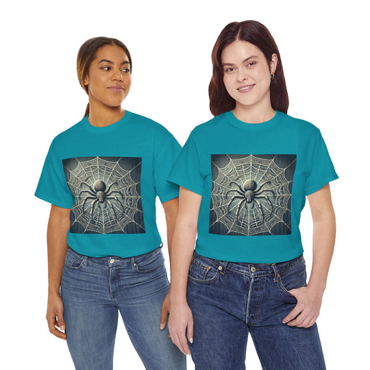 Spooky Spider Web Halloween T-Shirt