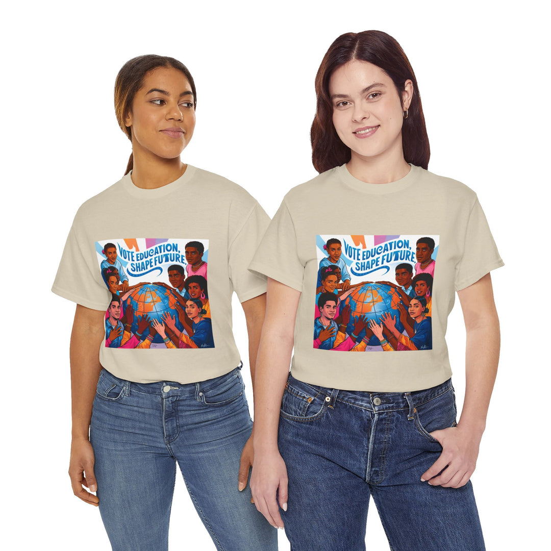 🗳️ Vote for Our Future: Education Matters T-Shirt 📚 - Creative Canvas Corner