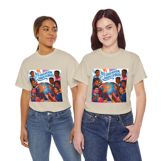 🗳️ Vote for Our Future: Education Matters T-Shirt 📚 - Creative Canvas Corner