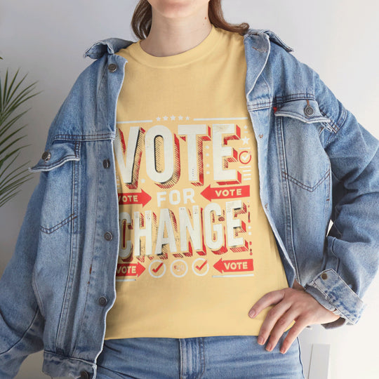 Eco-Friendly Voter T-Shirt - Green Vote - Creative Canvas Corner