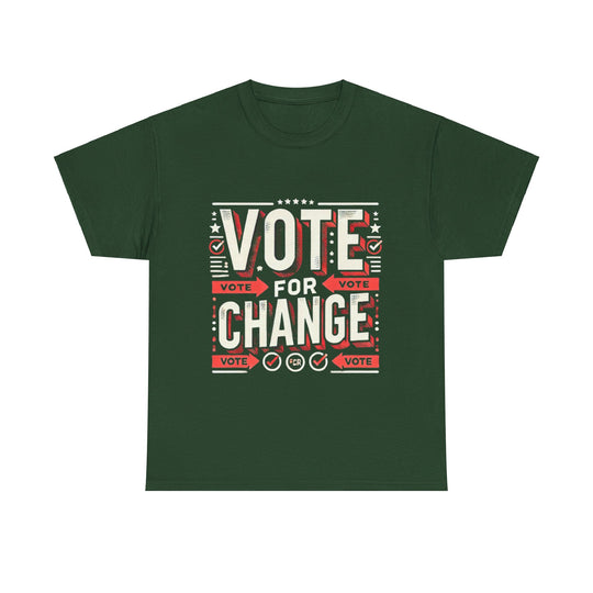 Eco-Friendly Voter T-Shirt - Green Vote - Creative Canvas Corner