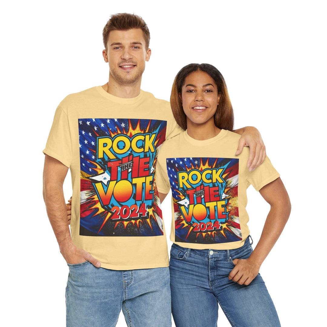 🌌 Starry Night Rock the Vote 2024 T-Shirt - Creative Canvas Corner