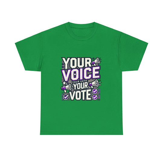 Rock the Vote T-Shirt - Make Your Voice Heard! - Creative Canvas Corner