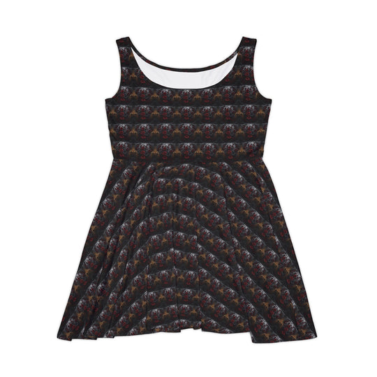 Velvet Garden Shadow Women Skater Dress