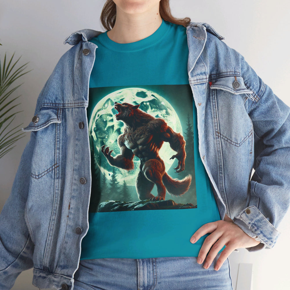 Full Moon Werewolf Halloween T-Shirt