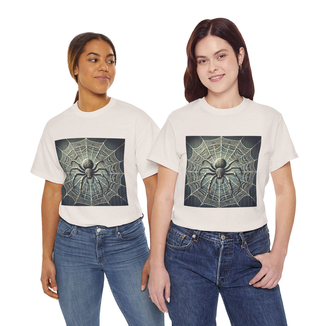 Spooky Spider Web Halloween T-Shirt