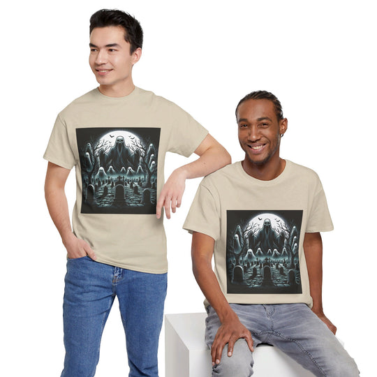 Haunted Graveyard Halloween T-Shirt