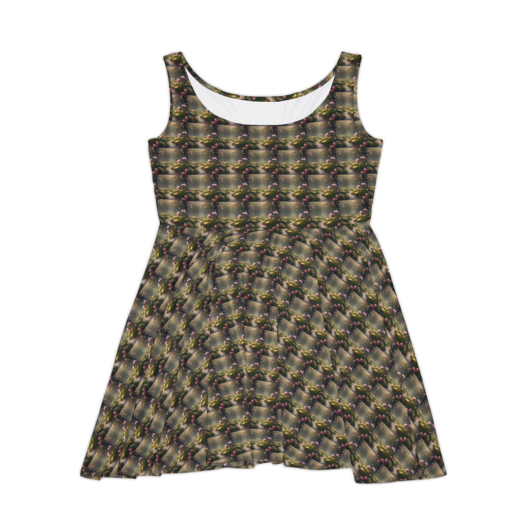 Blossom Pathway Women Skater Dress - Creative Canvas Corner