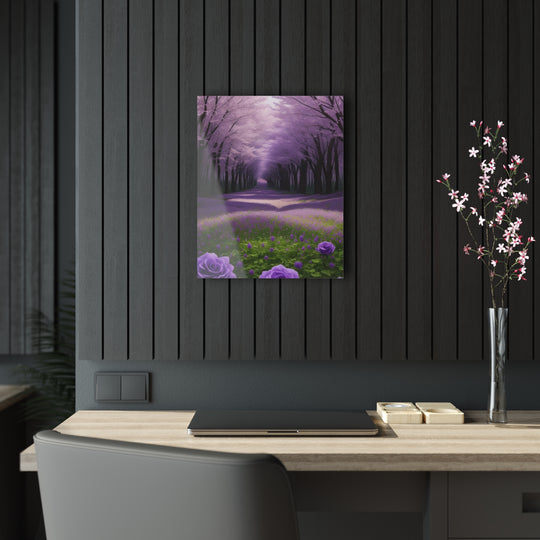 🌳 Majestic Purple Forest: A Nature Lover's Dream 🌿 - Creative Canvas Corner