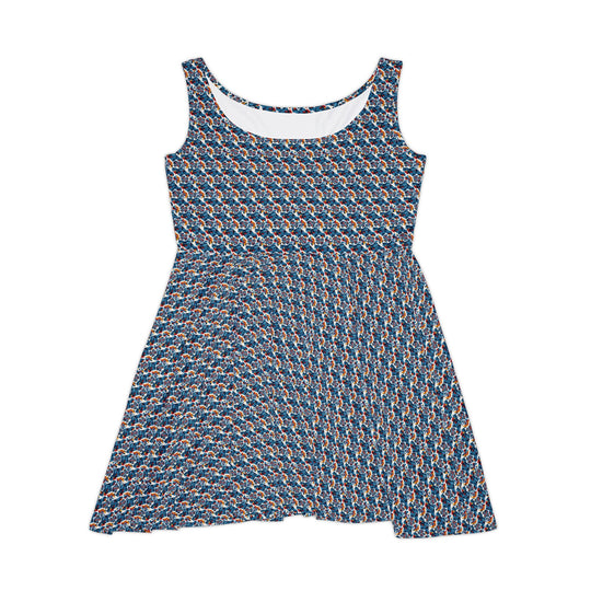 Abstract Vibe Women Skater Dress - Creative Canvas Corner