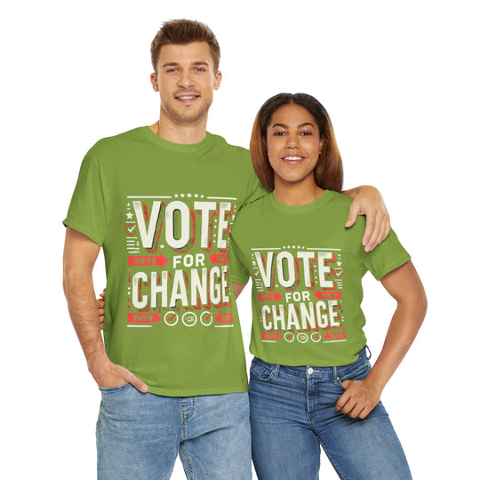 Eco-Friendly Voter T-Shirt - Green Vote - Creative Canvas Corner