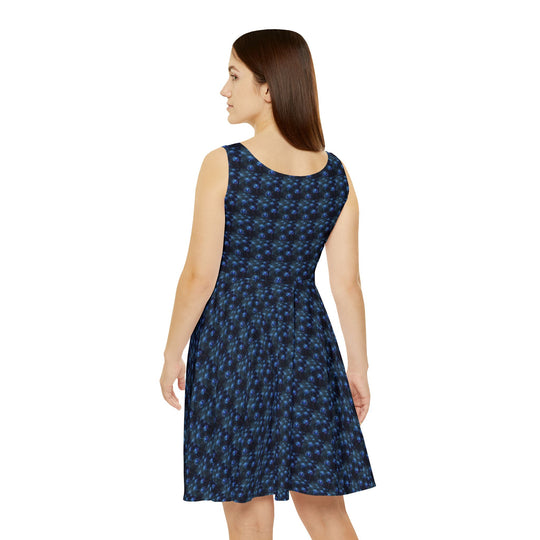 Neural Web Vibe Women Skater Dress